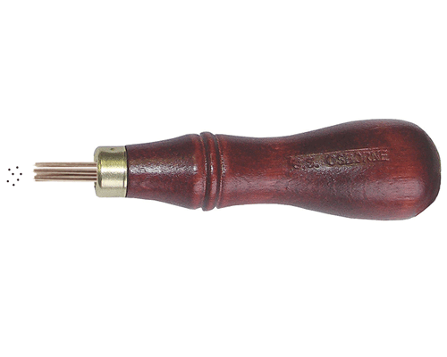 C.S. Osborne - No. 457 Leather Stippling Tool - Brown Colour - Textile  Tools & Accessories - INYDY